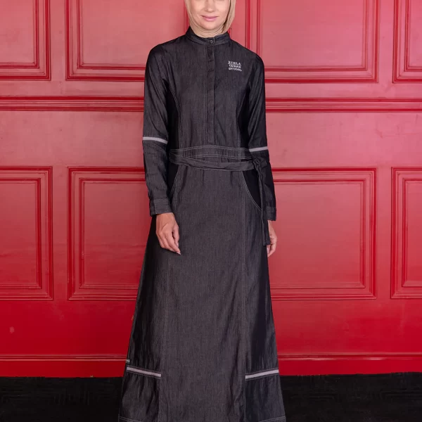 Soft Fit Belted Denim Jilbab