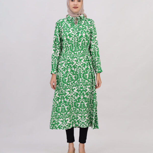 Emerald Dream Printed Rayon Top