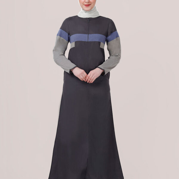 Forest Night Color Blocking Jilbab
