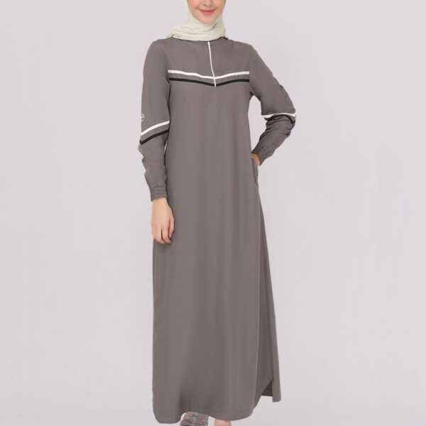 Smoked Slate Casual Style Jilbab