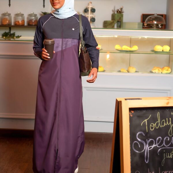 Mulberry love Full Front Open Jilbab