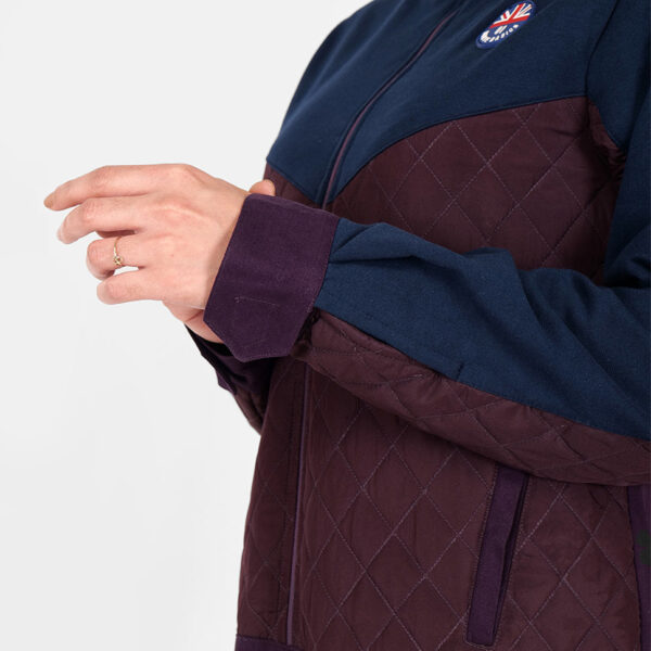 Mystic Plum High Neck Collared Winter Jilbab, urban abaya, jilbab, modest wear, Islamic dress, long dress