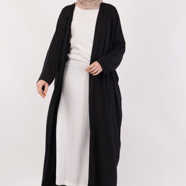 Dark Olive Full-Length A-Cut Abaya