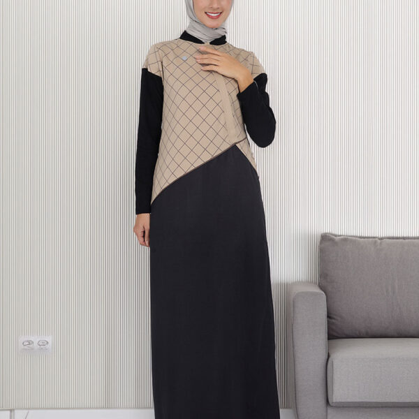 Urban Cross Contrast Colored Jilbab