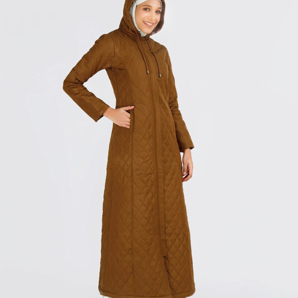 Mustard Brown Premium Winter Jilbab, urban abaya, jilbab, modest wear, Islamic dress, long dress