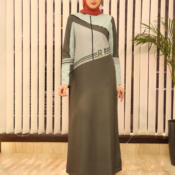 Graphite Grey Smart Look Jilbab
